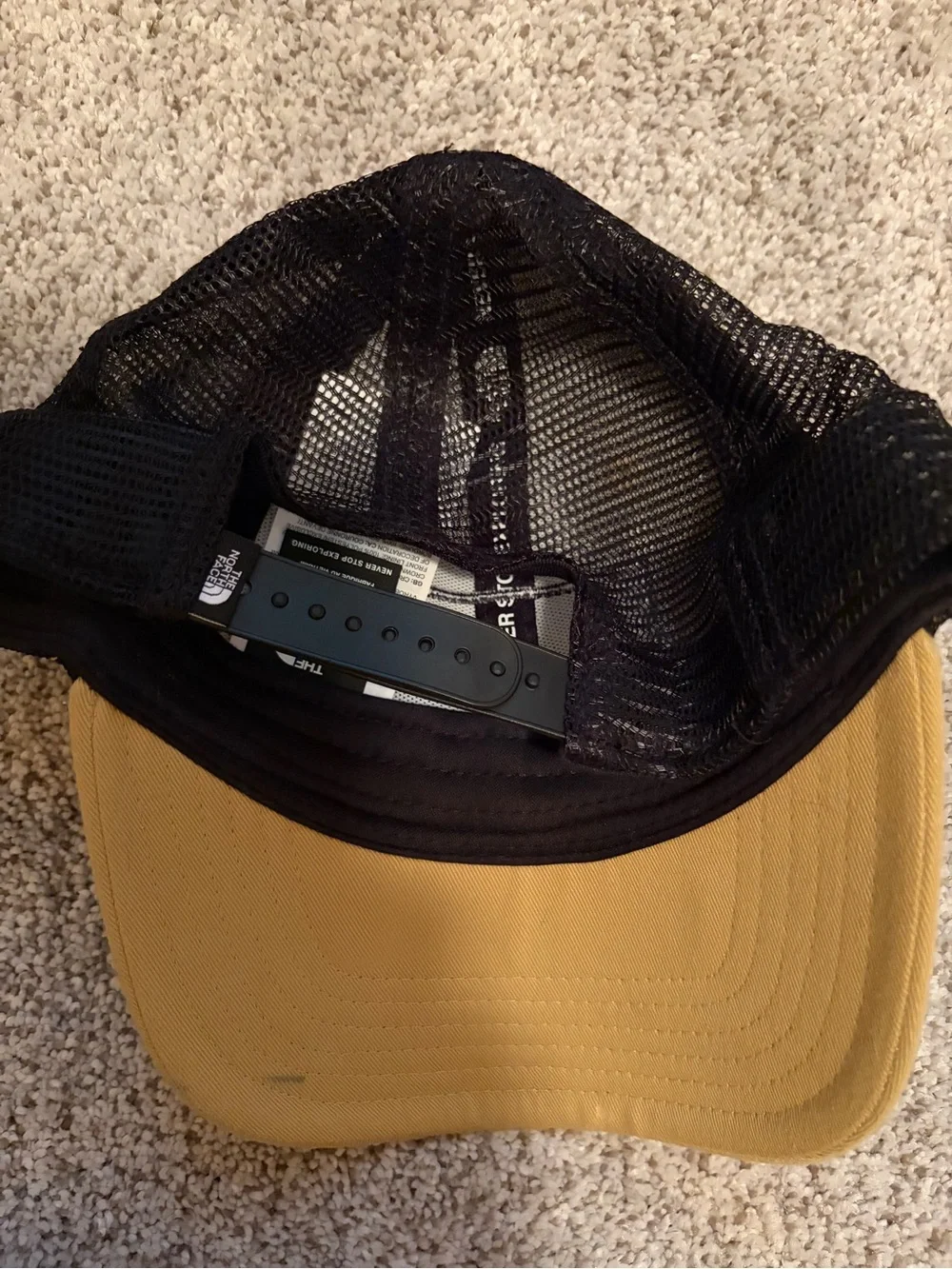 The North Face Black And Tan Mudder Trucker Hat